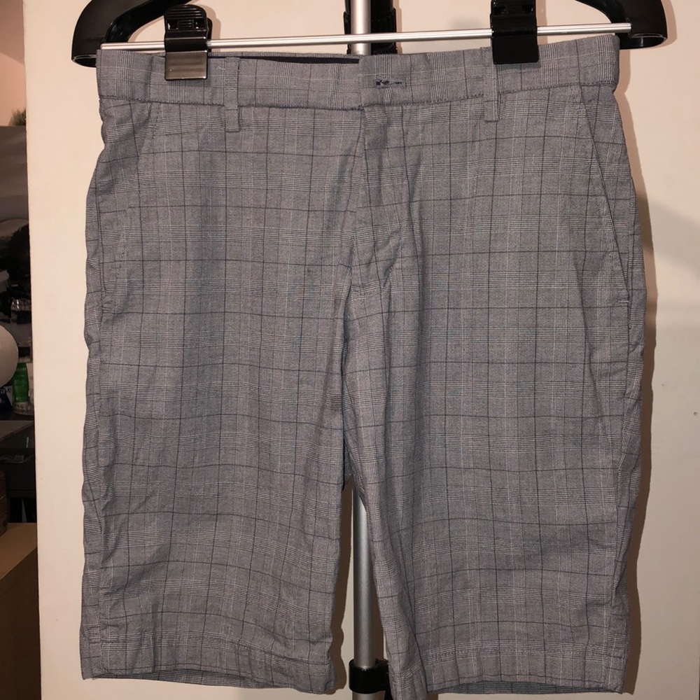 H&M Plaid Stripe Shorts Slim Fit
